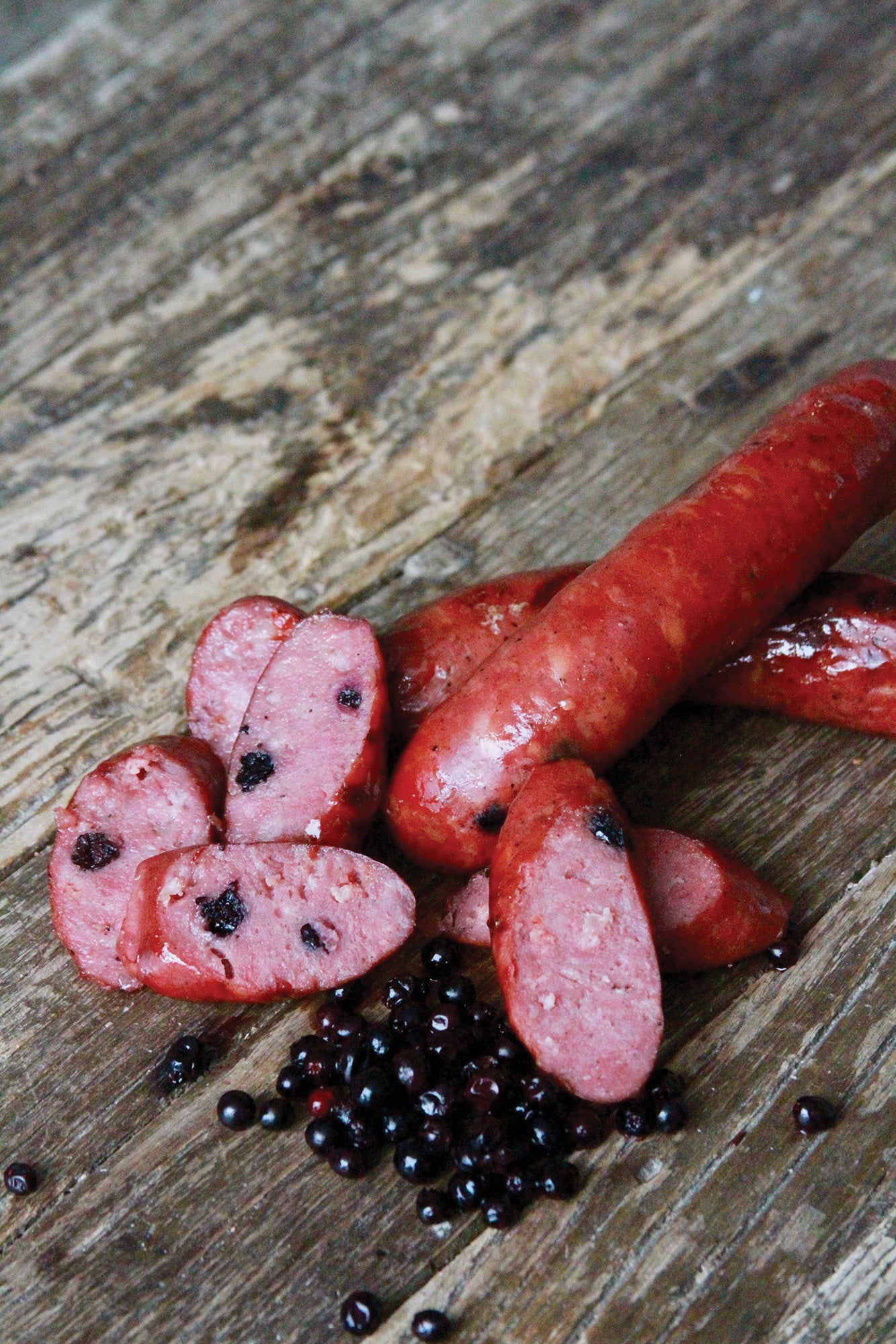 Bison & Pork Huckleberry Sausage - 4 packs