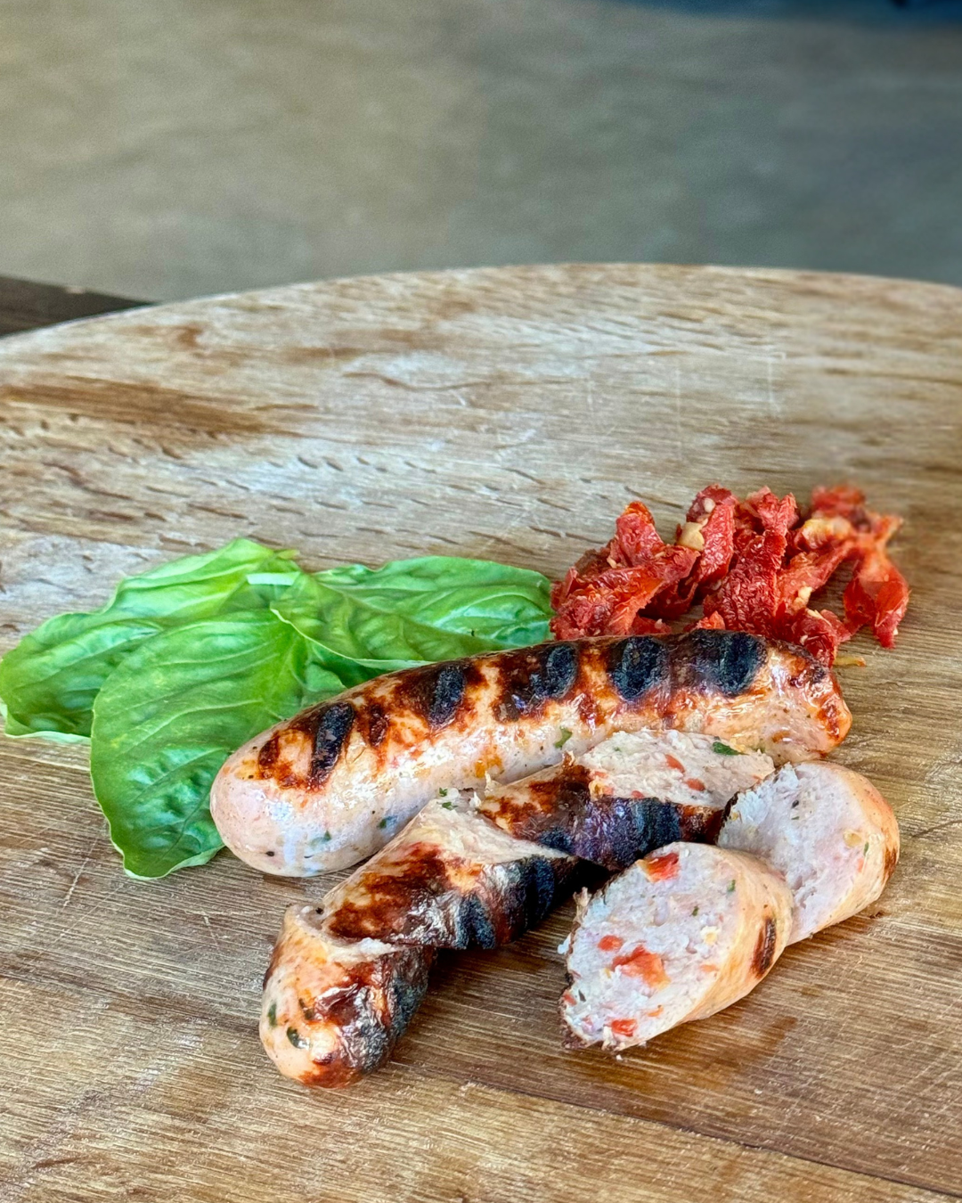 Chicken Sun-dried Tomato & Basil Sausage - 4 packs